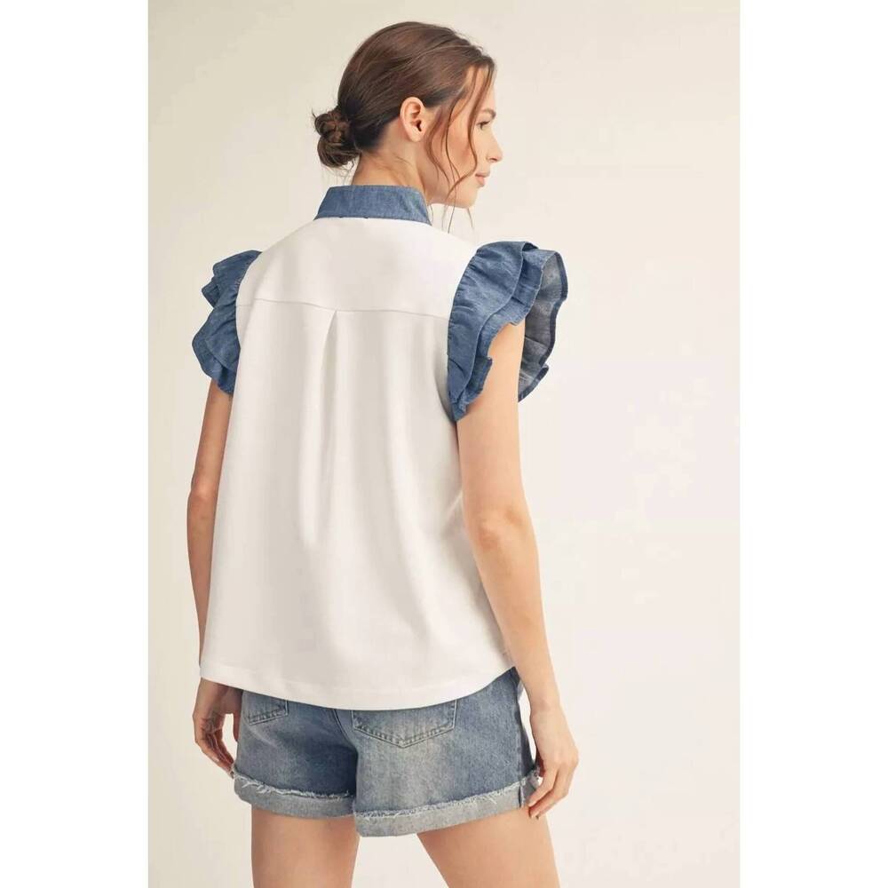 NEW JODIFL world was new top in off white - Picture 3 of 4